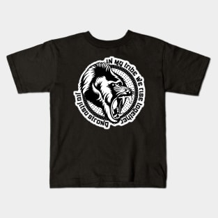 In my tribe we rise together - Jiu Jitsu Strong Kids T-Shirt